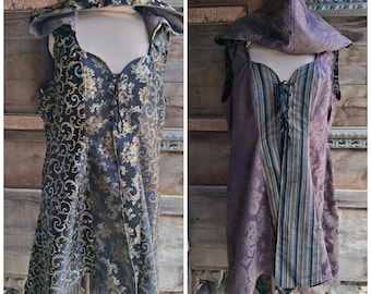Purple or Black Reversible Huntress Coat
