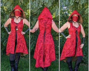 CUSTOM -  MADE to ORDER  huntress coat options, Pick your fabrics , Design your own. crazy fabrics!