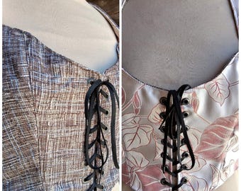 Pink Bodice, Corset, Large Size