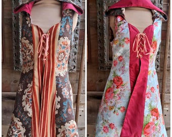 Huntress Coat, Reversible, Wedding Coat