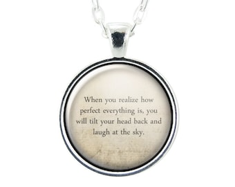 Personalized Neklace Jewelry Gifts For Mom, Custom Quote Text Or Poem, Gifts For Mom, Song Lyric Necklace, Memorial Jewelry