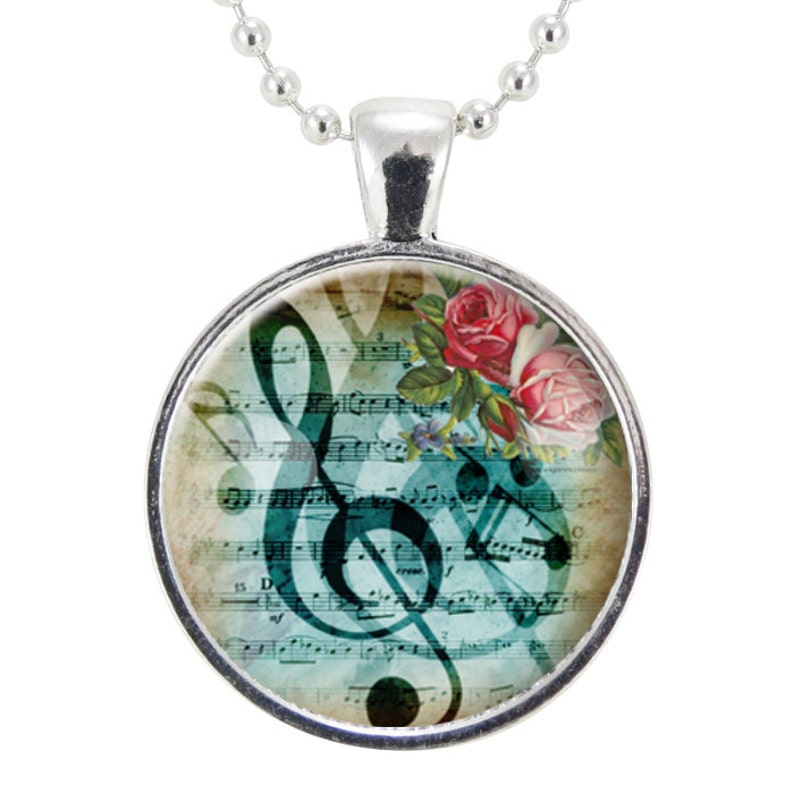 Gclef Necklace Music Note Jewelry Gift Ideas for Music Etsy