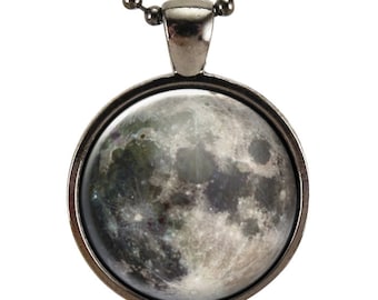 Moon Phase Necklace: Space Witch Goth Jewelry