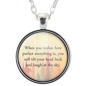 Custom Quote Necklace, Pendant Jewelry Personalized With Any Text, Saying, Or Word