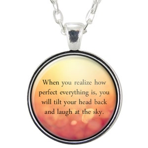 Custom Quote Necklace, Pendant Jewelry Personalized With Any Text, Saying, Or Word