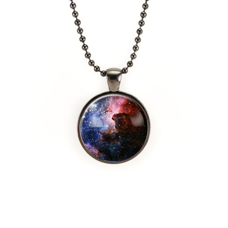 Carina Nebula Necklace Galaxy Jewelry Universe Pendant Etsy