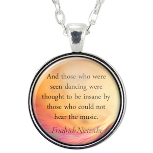 Custom Quote Necklace, Pendant Jewelry Personalized With Any Text, Saying, Or Word