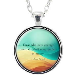 Custom Quote Necklace, Pendant Jewelry Personalized With Any Text, Saying, Or Word