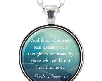 Custom Quote Necklace, Pendant Jewelry Personalized With Any Text, Saying, Or Word