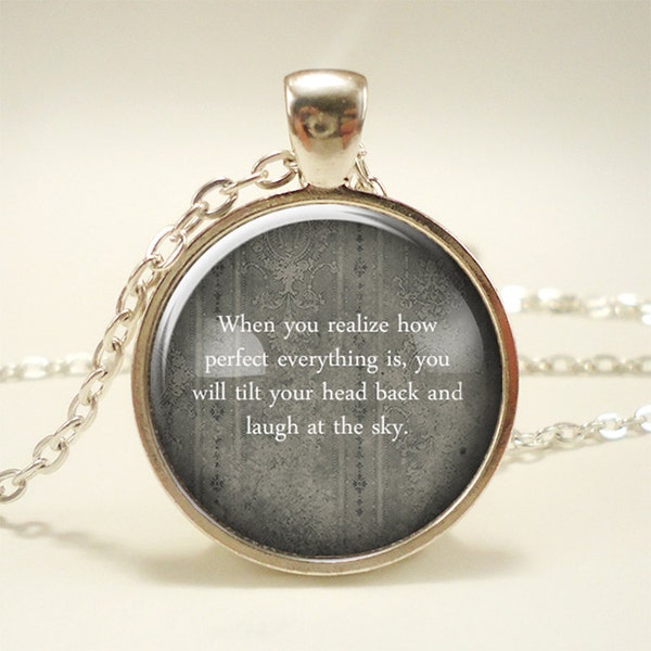 Personalized Quote Necklace, Custom Jewelry, Gift Idea (1806S1IN)