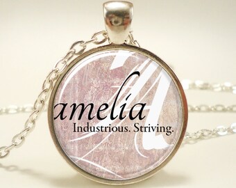 Custom Name Necklace, Handmade Personalized Name Jewelry (0722S1IN)