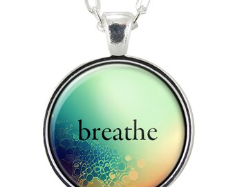Custom Quote Necklace, Pendant Jewelry Personalized With Any Text, Saying, Or Word