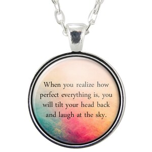 Custom Quote Necklace, Pendant Jewelry Personalized With Any Text, Saying, Or Word