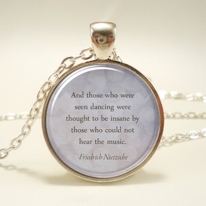 Personalized Jewelry, Custom Quote Necklace, Song Lyric Necklace, Great Gift Idea (1747S1IN)