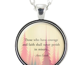 Custom Quote Necklace, Pendant Jewelry Personalized With Any Text, Saying, Or Word