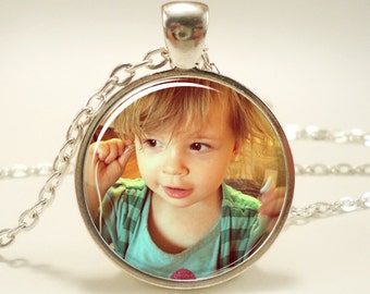 Personalized Photo Jewelry, Gift For Mom, Mother's Day Necklace, Anniversary Keepsake For Her