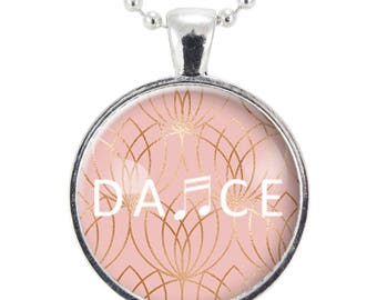 Dance Necklace, Gift Ideas For Dancer, Ballerina Gift, Dance Recital Gifts, Ballet Lover Present (2741S25MMBC)