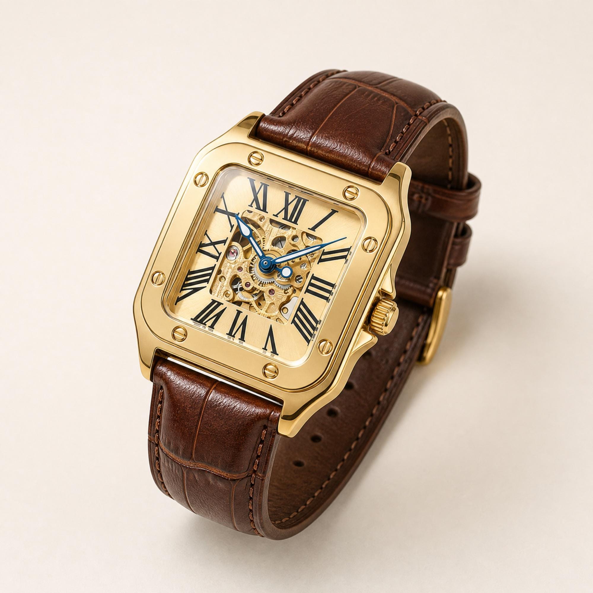 Square gold watch - Etsy 日本