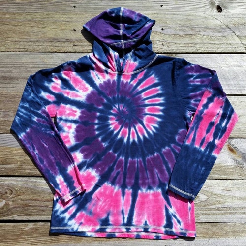 Spiral Hippie Tie Dye Women's Hoodie