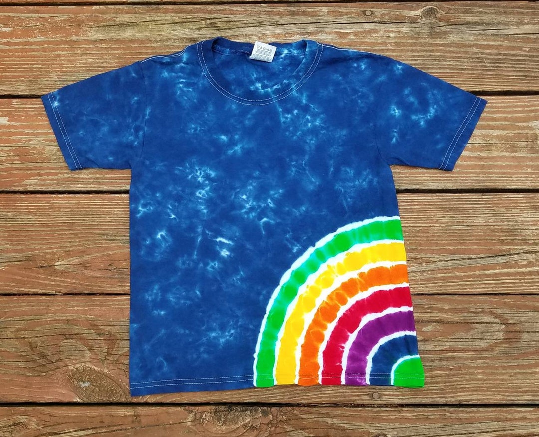 Toddler Tie Dye Tshirt, 2T 3T 4T, Rainbow Tie Dye Shirt, Hippie Kids