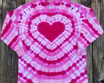 Kids Tie Dye Shirt, Pink Rainbow Spiral, Fun and Colorful Back to School  Shirt