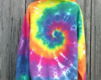 送料関税込 【PERSONSOUL】 Race-Theme Tie-Dye Sweatshirt Personsoul Yuan Symbol Tie-Dye Gradient Hoodie - personsoul