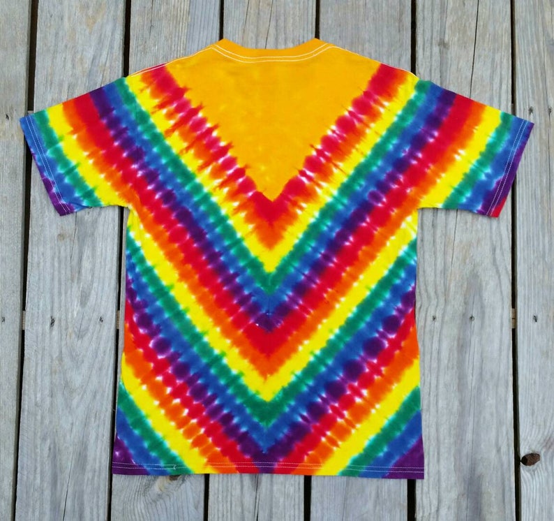 Youth Rainbow Tie Dye Shirt Kids XL Boys Tie Dye Girls | Etsy