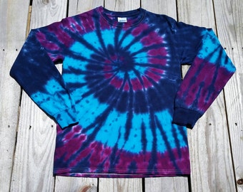 Adult Neon Rainbow Tie-Dye Tee - 100% Cotton, Swirl Pattern, Made In USA, No Two Exactly Alike - View #6