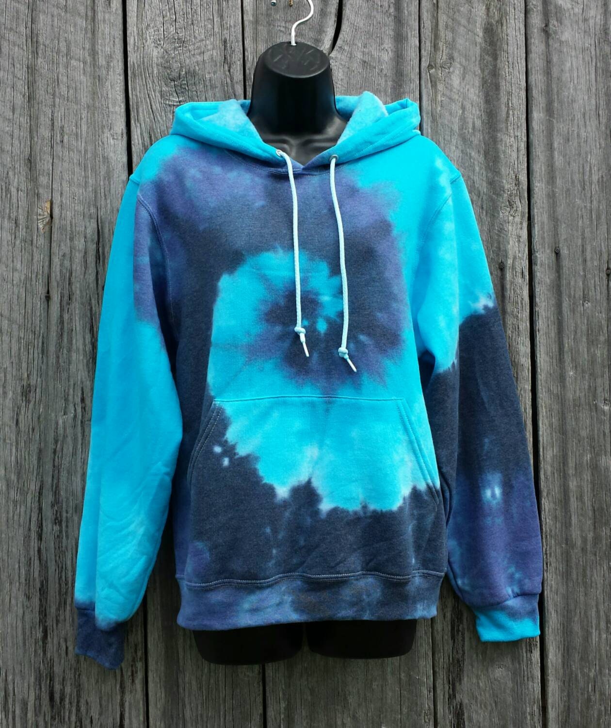 tie dye sweats and sweatshirt set