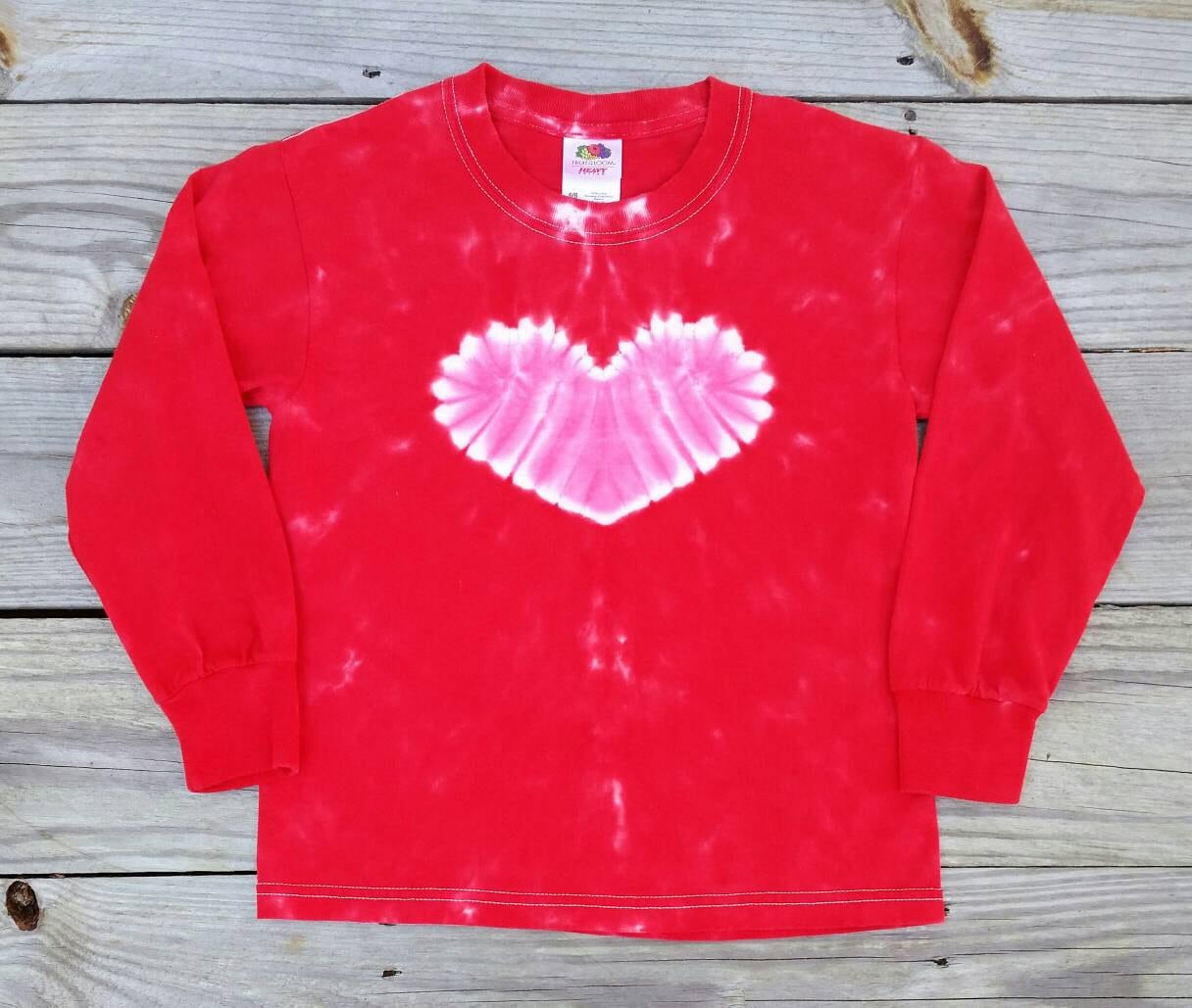 Valentines Day Tie Dye Toddler Shirt 