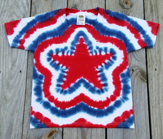 girls red white and blue shirt