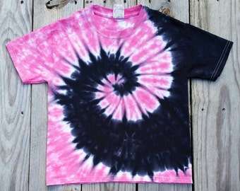 Pink/Black Spiral Reverse Tie Dye T-shirt – IIMVCLOTHING