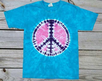 Peace Tie-Dye Inspirational Shirt Adult Unisex The Mountain Peace Tie-Dye Inspirational Shirt Adult Unisex The Mountain