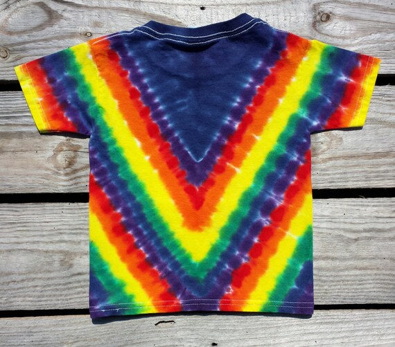 Kids Rainbow Tie Dye Shirt, Sizes Available: S M L XL, Rainbow