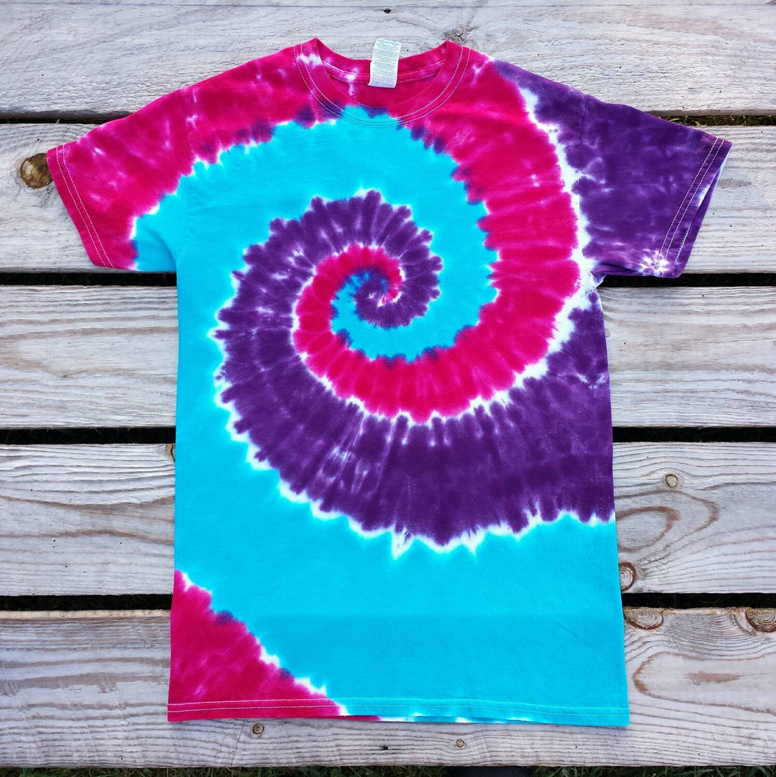 Women's Tie Dye Shirt S M L XL XXL 3XL Bright Pink Etsy