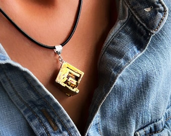 Ruins of Cairo, Unique Bismuth Necklace