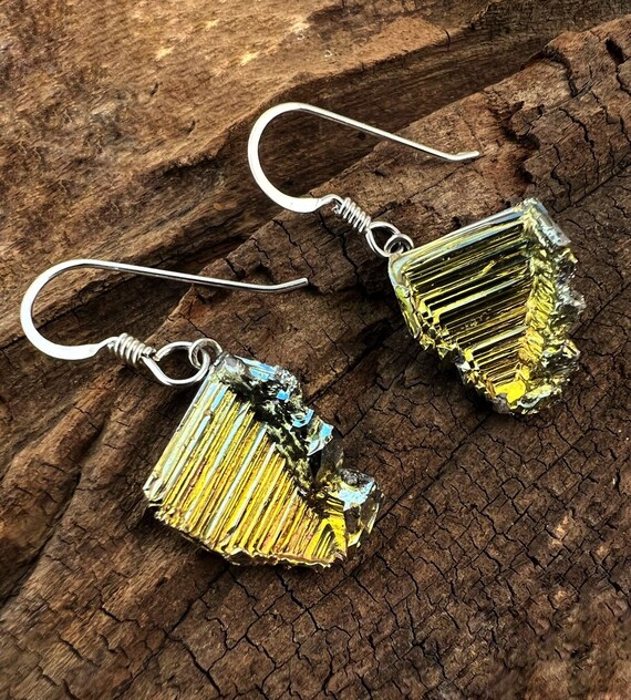 Bismuth earrings deals