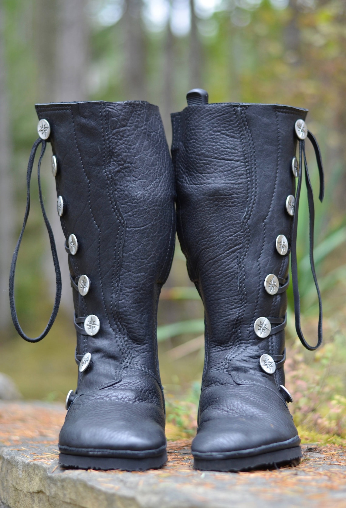 Jack Burton Action Boots With Hidden Boot Knife Made to Order Stealth