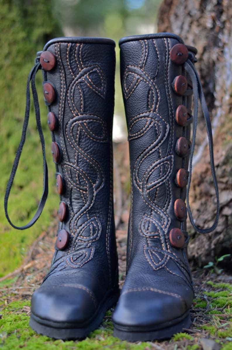 moccasin boots with heel