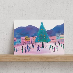 Realistische ungefaltete Postkarte (Horizontal DIN A, ISO 2016), Fine Art Grußkarte 3D Mockup, minimalistische elegante Vorderansicht