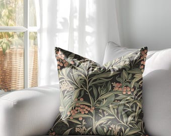 Square Pillow Mockup (Photoshop), Fabric Seamless Pattern Preview, Contemporary Interior Textile Cushion, Throw Pillow Pillowcase Template