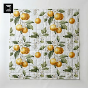 Square Quilted Blanket Mockup | Editable Background Color | Digital Quilt Template for Sublimation & Print PSD PNG for Photoshop and Canva