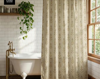 Maquette de rideau de douche | Scène de salle de bain rétro | baignoire vintage | Modèle numérique modifiable pour les designers | PSD PNG pour Photoshop et Canvas