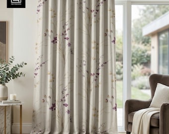 Maquette de rideau dense | Scène de salon moderne | PSD modifiable | d'intérieur numérique pour rideaux de fenêtre | PSD PNG pour Photoshop et Canvas