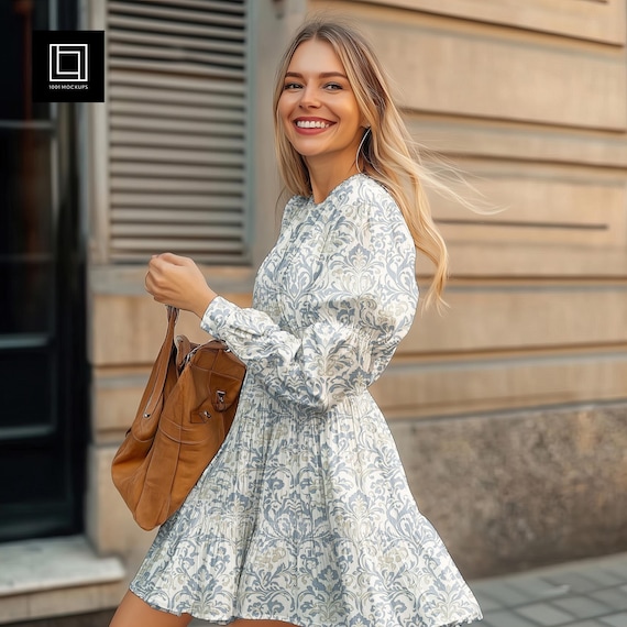 knee length dresses for ladies One Piece Dress in Linen Fabric  Taansi