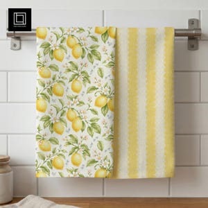 Kitchen Towel Mockup Set of 2, Cotton Napkin PSD, Wall Bar Scene, Photoshop Smart Object, POD Fabric Seamless Pattern Collection Display
