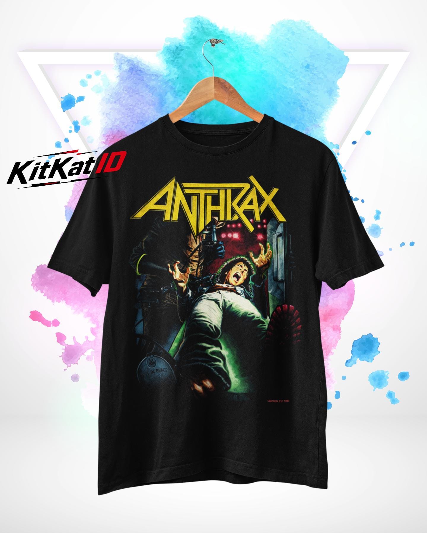 Anthrax Tシャツ ツアーT Anthrax tour shirt - Etsy 日本