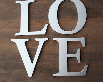 Painted Letters for Home, Wedding, Gallery Wall Decor, Personalized Wooden Initials
