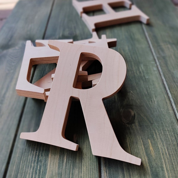 Rustic Wood Letters Etsy