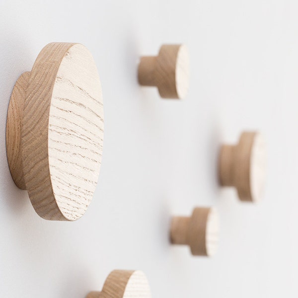 Wooden Coat Hooks Etsy